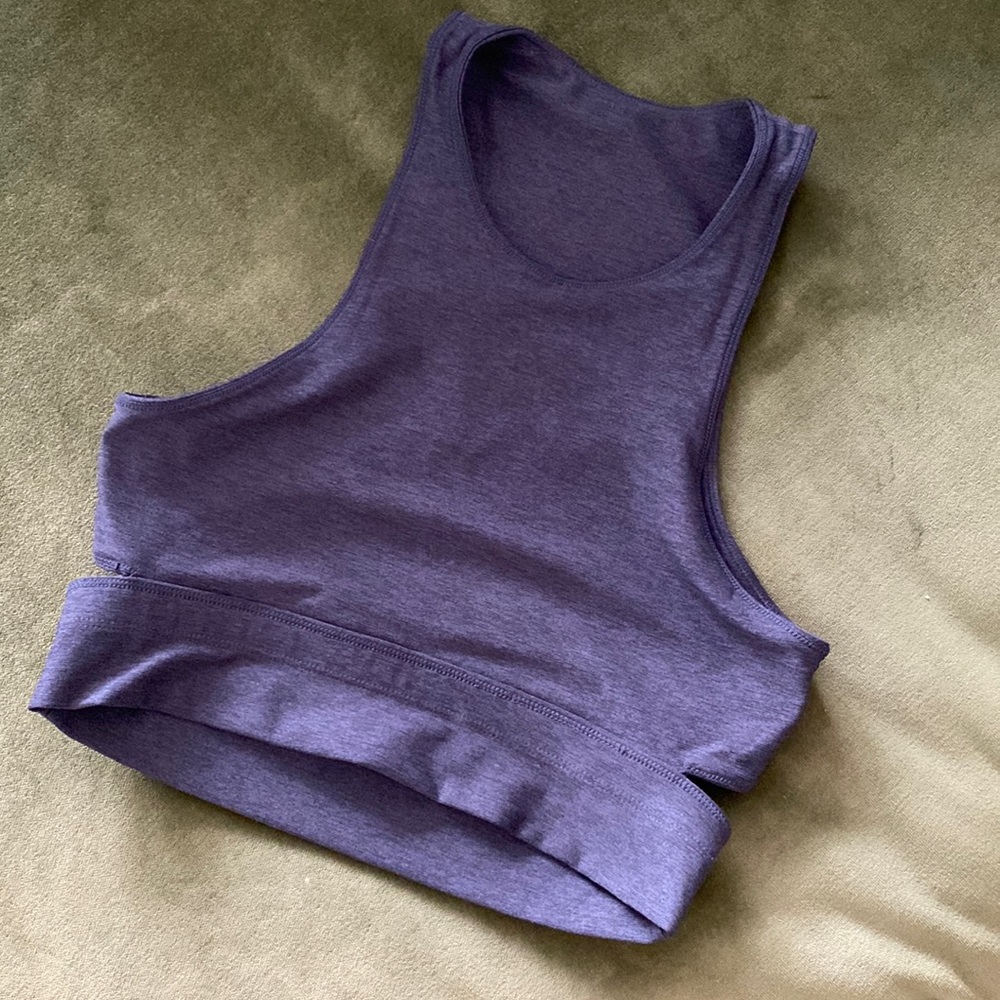 Outdoor voices open back crop top